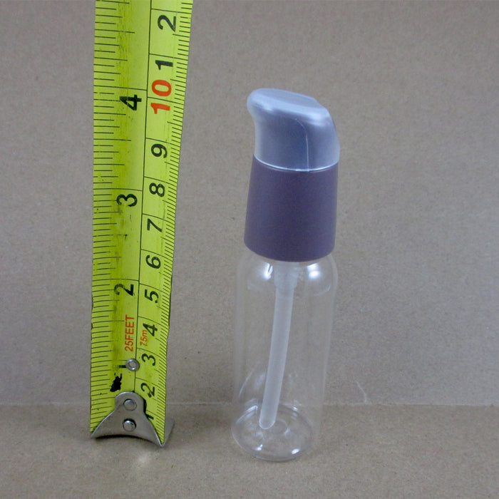 1 Plastic 1oz Spray Bottles Empty Refillable Clear PET 30ml TSA Travel Size !