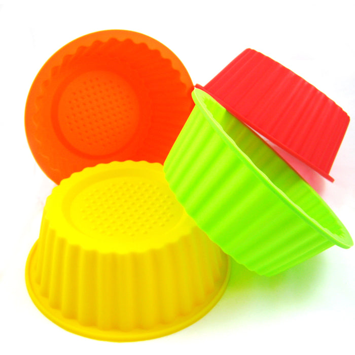 New 6" Round Silicone Cake Baking Mold Bake Brownie Dessert Pan Candy Chocolate