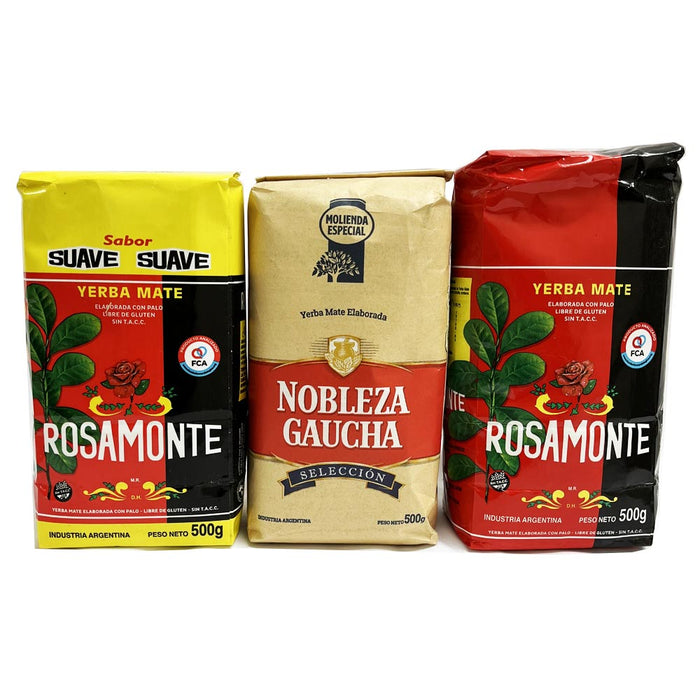 1 Argentina Mate Gourd Cup Straw Bombilla Yerba Rosamonte Nobleza Gaucha Tea Kit