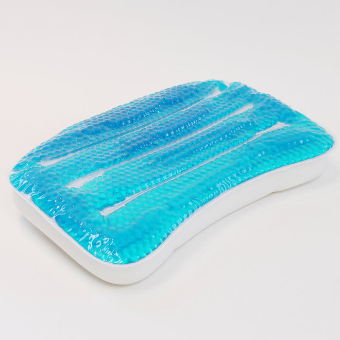 Bath Tub Spa Pillow Cooling Gel Beads W/ Suction Cups Comfort Neck Relax Cushion