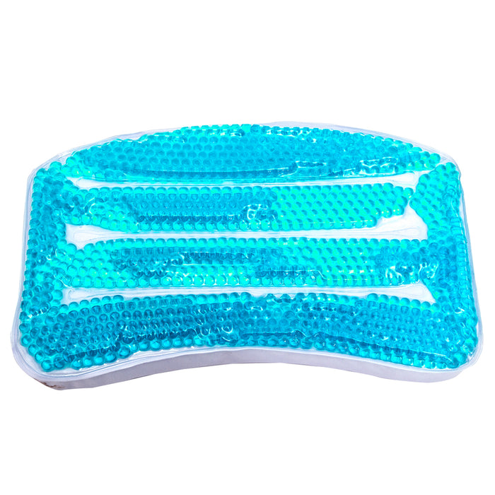 Bath Tub Spa Pillow Cooling Gel Beads W/ Suction Cups Comfort Neck Relax Cushion