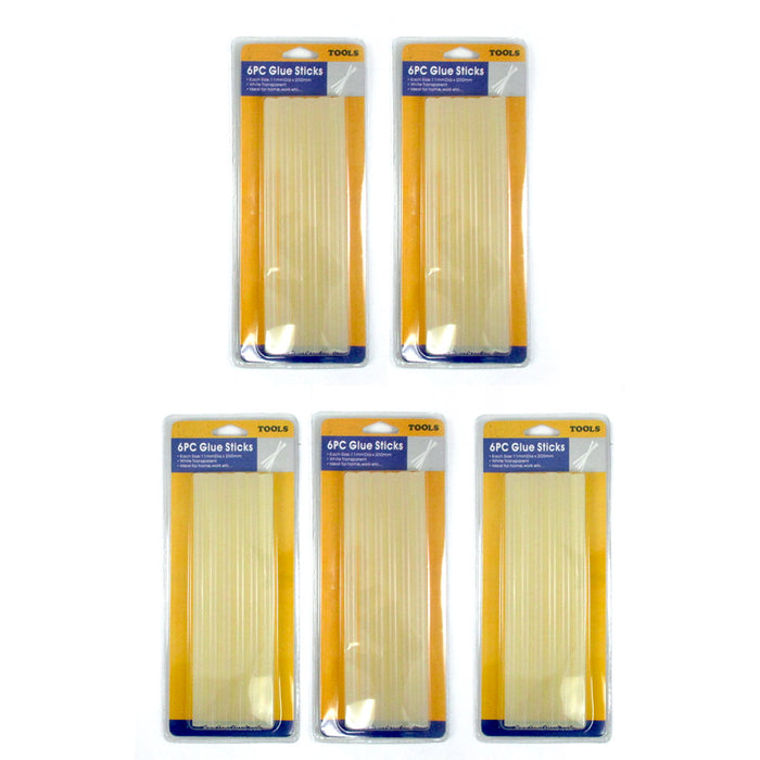 30 PC  Hot Melt Glue Sticks Glue Gun Large 7.75" x 11mm Clear Crafts Floral DIY