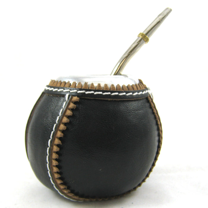 ARGENTINA MATE GOURD YERBA TEA WITH STRAW BOMBILLA KIT DIET HEALTHY DRINK 9341 !