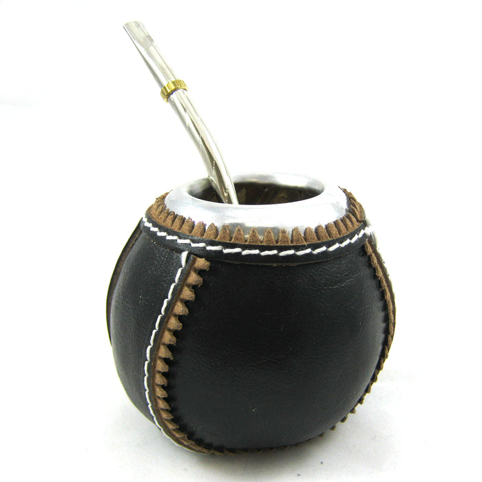 ARGENTINA MATE GOURD YERBA TEA WITH STRAW BOMBILLA KIT DIET HEALTHY DRINK 9341 !