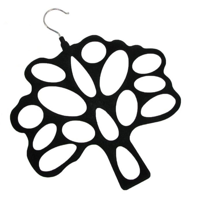 Scarf Hanger Tie Belt Closet Organizer Non Slip Space Saver Compact Holder Hook