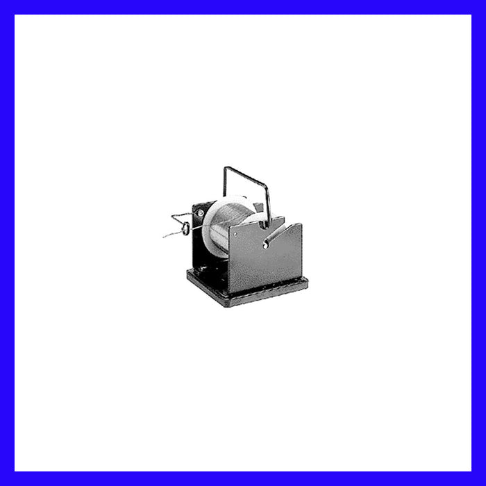 SOLDERING STAND SOLDER WIRE REEL SPOOL HOLDER BASE FEEDER SPINDLE BLACK METAL!
