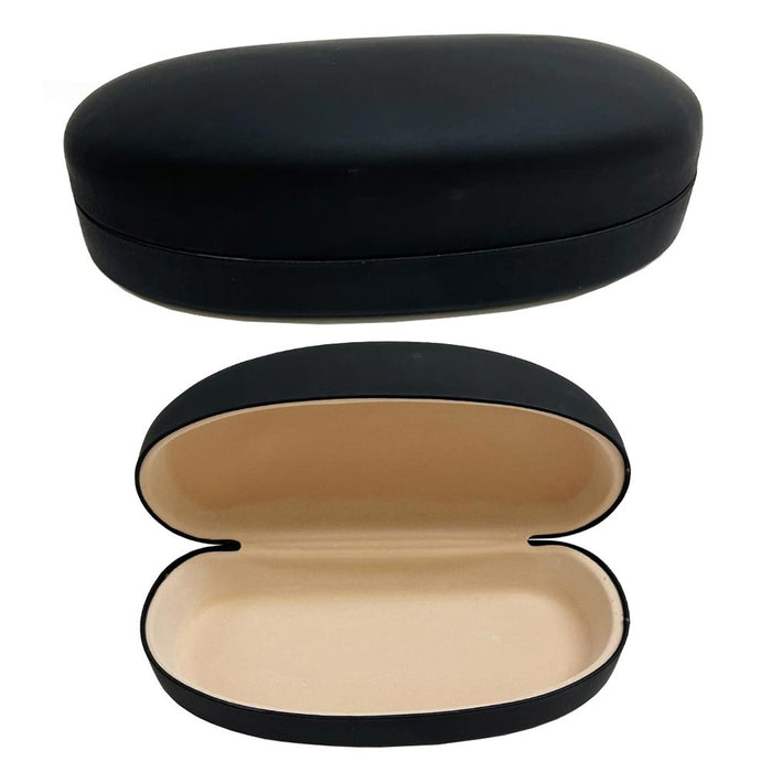 3 Large Hard Clam Shell Glasses Protective Case for Curved Eyeglasses Sunglasses
