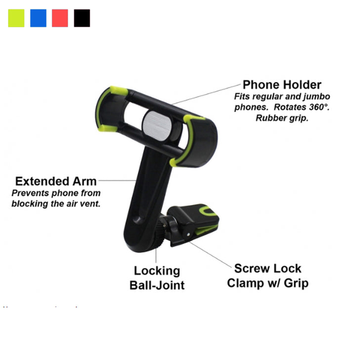 2 Universal Car Air Vent Mount Cradle Holder Stand Support Mobile Cell Phone GPS