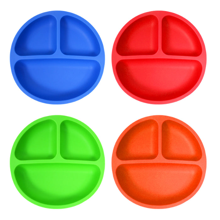 1 Toddler Kids Silicone Placemat Baby Feeding Plate Food Tray BPA Free Table Mat
