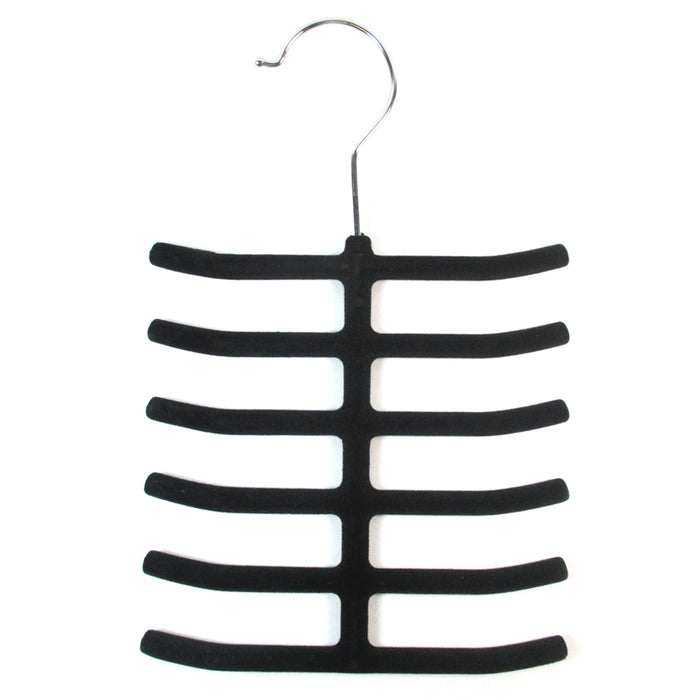 10X Lot Tie Rack Hanger Non Slip Belt Compact Closet Holder Organizer Scarf Hook
