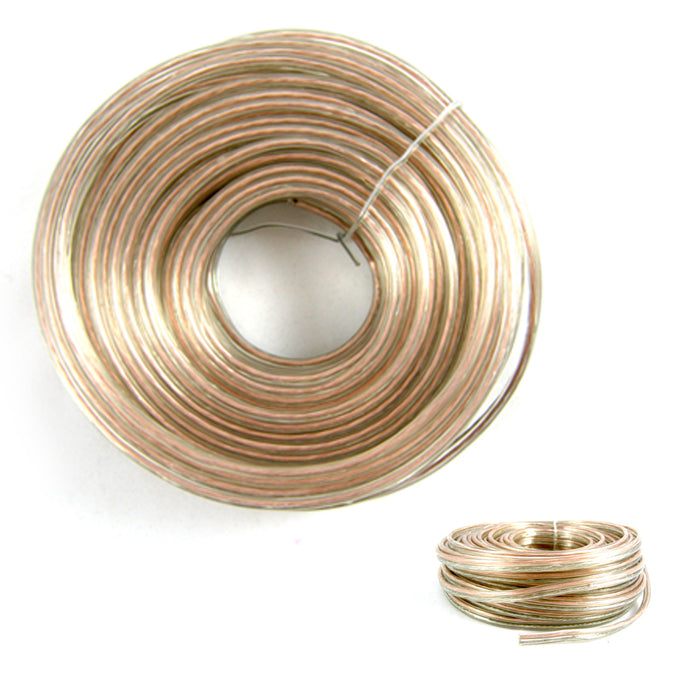 50 FT Feet 16 Gauge Speaker Cable Wire Audio Car Home Audio Amplifier Receiver !