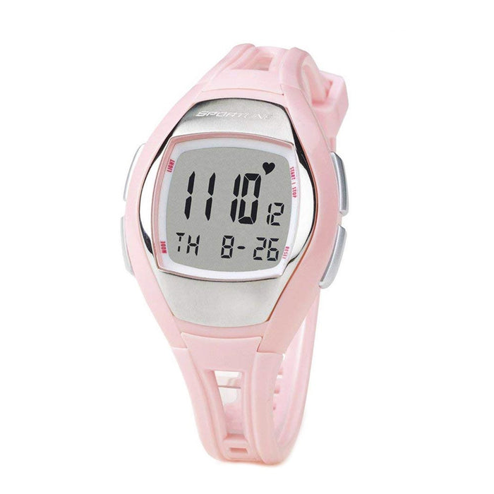 Fitness Multifunction Watch Heart Rate Monitor Pedometer Pink Sportline Women