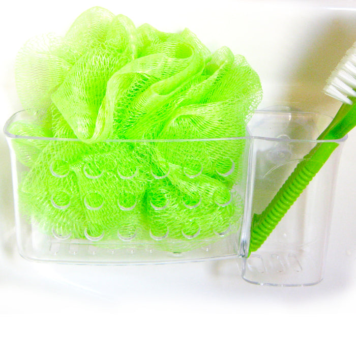 Bath Shower Caddy Bathroom Organizer Storage Basket Soap Holder Suction Cups New