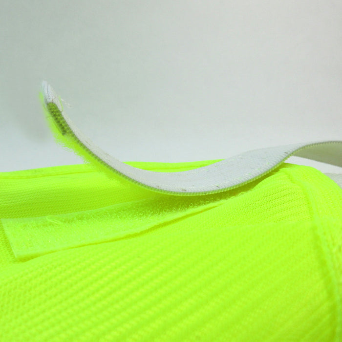 1 Safety Pet Dog Cat Reflective Vest Yellow Adjustable Strap Soft Mesh Walk Hunt