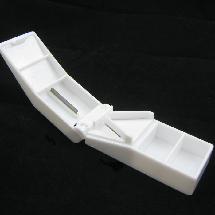2 Pc Pill Splitter Cutter Tablet Medicine Box Vitamin Storage 2 Compartment Case