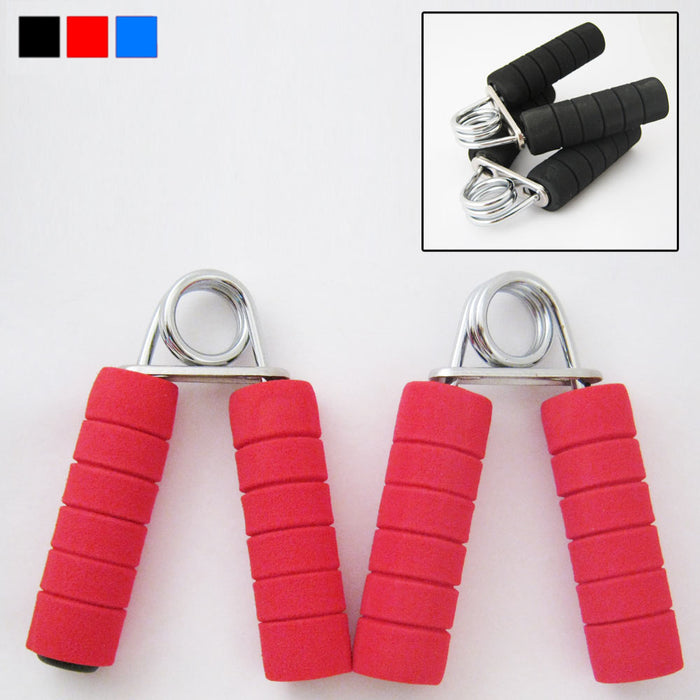 2 Pc Foam Hand Grippers Grip Fitness Exercise Wrist Arm Train Strength Builder