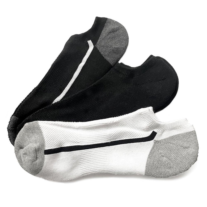 6 Pairs No Show Breathable Socks Low Cut Invisible Ankle Sports 9-11 Women Men