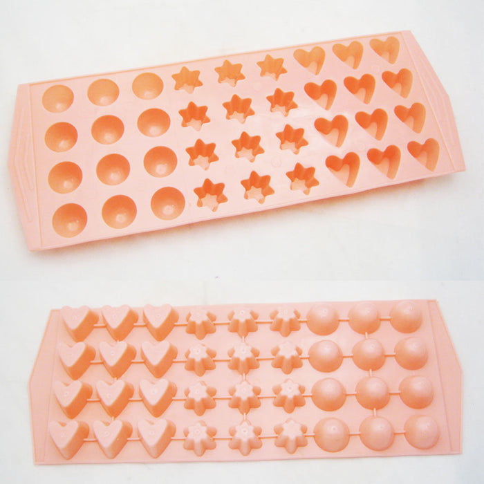 Lot 3 Mini Ice Cube Trays Makes 108 Home Bar Drinks Jelly Cubette Candy Mold Fun