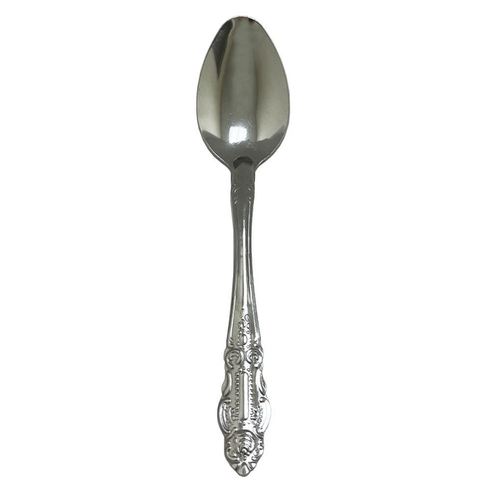 8 Pc Teaspoons Flatware Set Silverware Cutlery Stainless Steel Coffee Tea Spoon