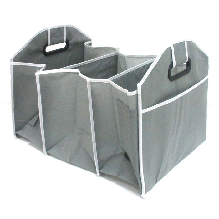 Car Trunk Organizer Portable Foldable Car Auto Storage Bag 3 Compartments Truck