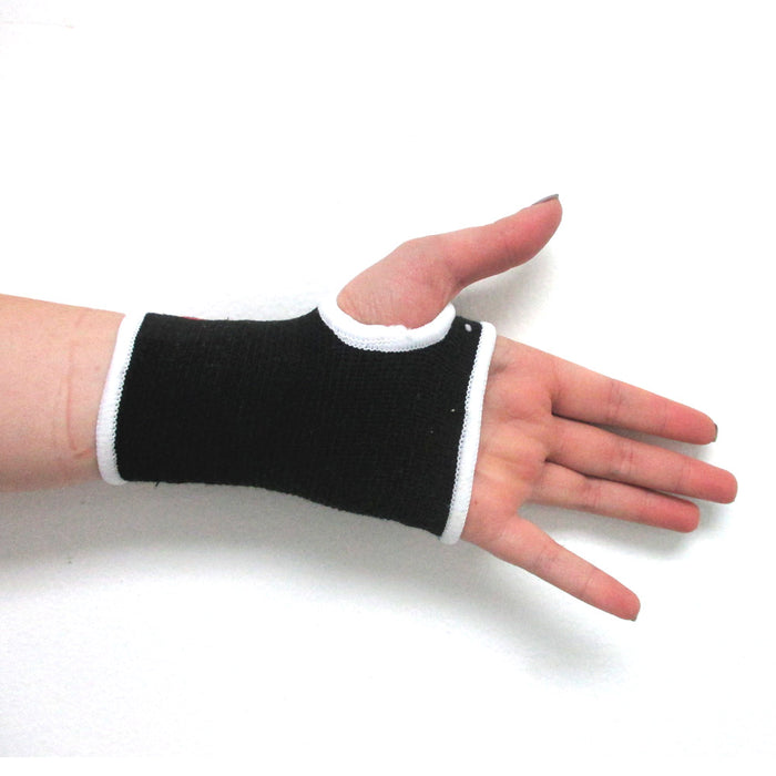 2 PC Palm Wrist Hand Brace Elastic Support Carpal Tunnel Tendinitis Pain Relief
