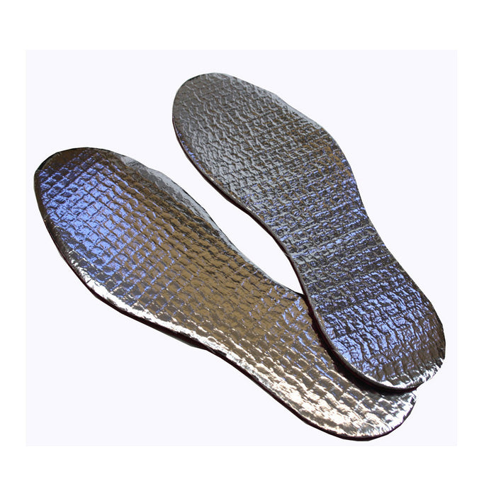 1 Pair Insulating Foil Thermal Shoe Insoles Mens Ladies Trainers Winter Warm !