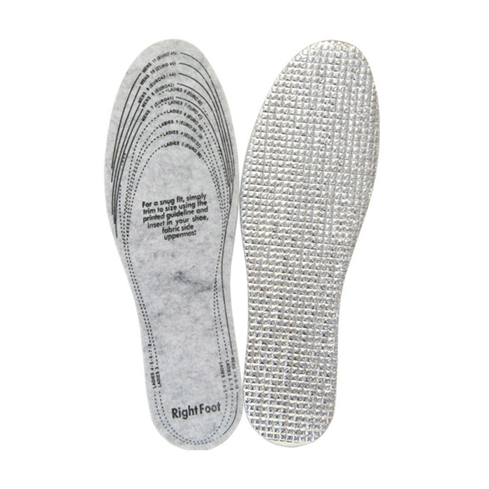 3 Pair Insulating Foil Thermal Shoe Insoles Mens Ladies Trainers Winter Warm !
