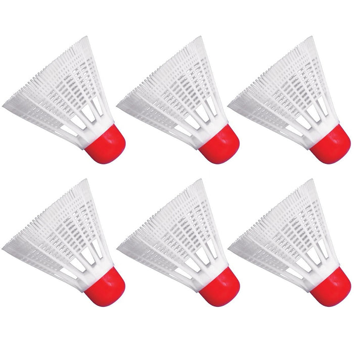 6X Training Exercise Nylon Badminton Shuttlecocks Ball Game Sports Birdies Colors
