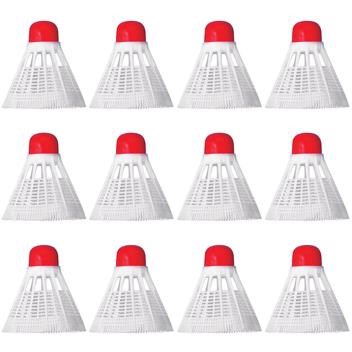 12X Badminton Shuttlecocks Training Exercise Sport Ball Game Birdies Nylon Color