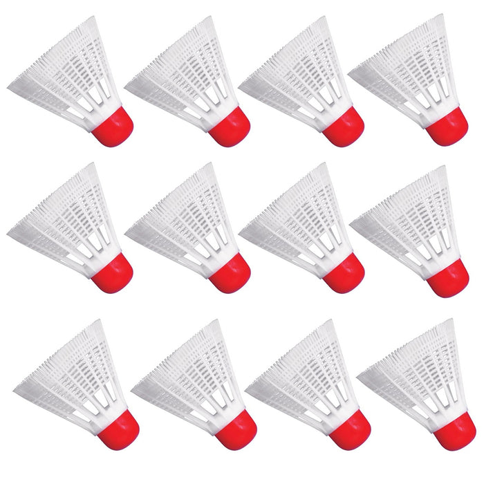 12X Badminton Shuttlecocks Training Exercise Sport Ball Game Birdies Nylon Color