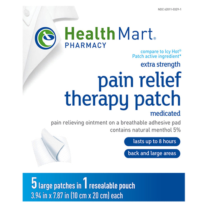 15 PC Hot Medicated Patches Extra Strength Pain Relief Therapy Back Muscle Large