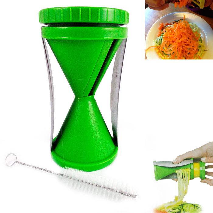 Handheld Vegetables Zoodle Slicer Spiral Manual Spiralizer Cutter Maker Kitchen