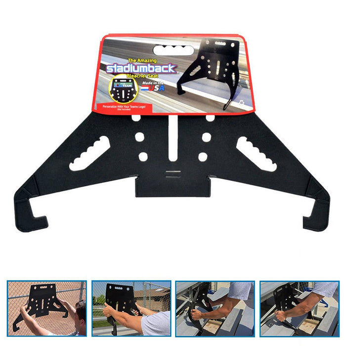 Portable Stadium Seat Back Support Chair Bench Bleacher Concert Events Backrest