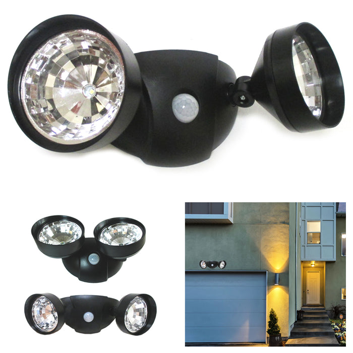 Adjustable LED Lights Motion Activated Sensor Indoor Outdoor Cordless Patio Wall