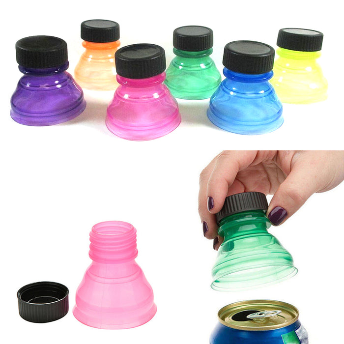 12 Soda Can Lid Reusable Superior Covers Soda Beer Juice Seltzer Saver Top Drink