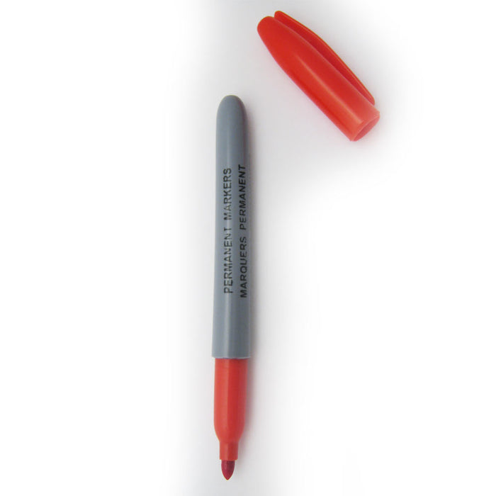 3 Pc Permanent Markers Fade Water Resistant Super Assorted Ink Fine Point School