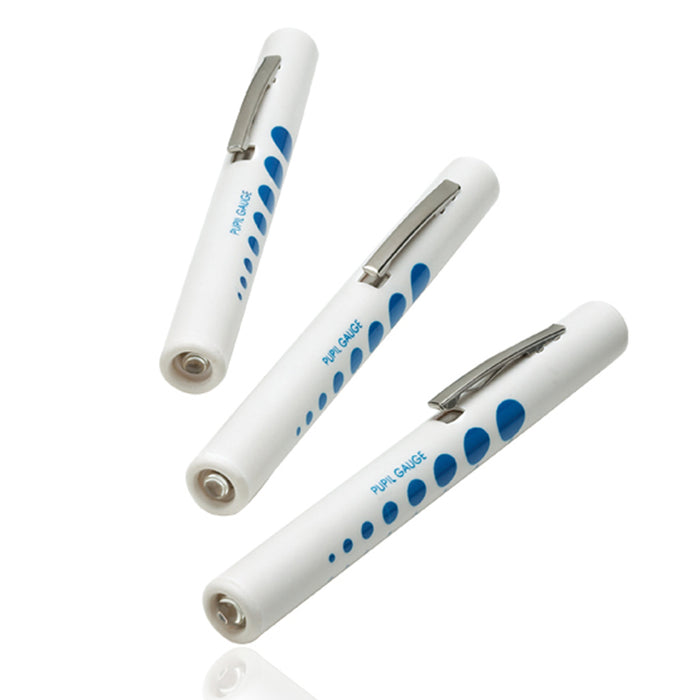 6 Pack Medical Pen Light Nurse Pupil Gauge Doctor First Aid Diagnostic Penlights