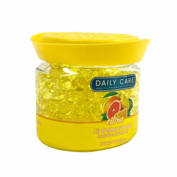 2 PC Air Freshener Beads Citrus Scent Odor Eliminator Bathroom Long Lasting Home