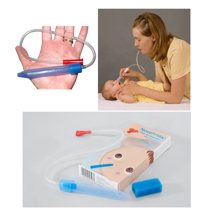 NoseFrida Nasal ASpirator Snotsucker Baby Infant Clean Suction Mucus Travel Case