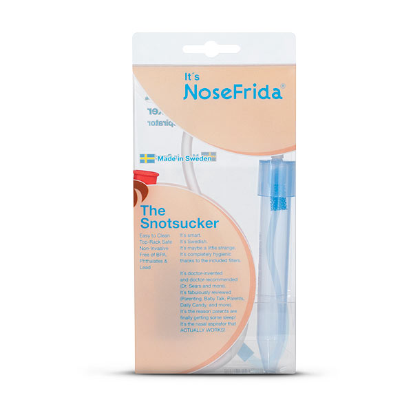 NoseFrida Nasal Aspirator Snotsucker Baby Infant Filter Nose Suction Clean Mucus