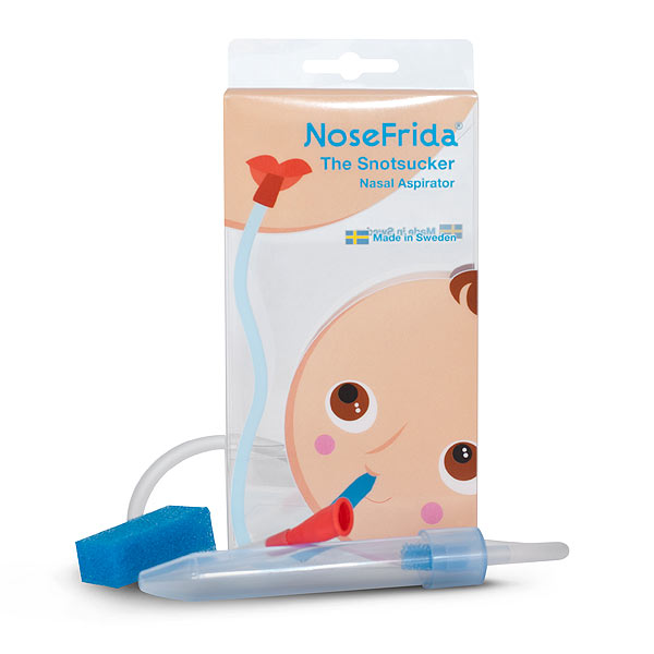 NoseFrida Nasal Aspirator Snotsucker Baby Infant Filter Nose Suction Clean Mucus