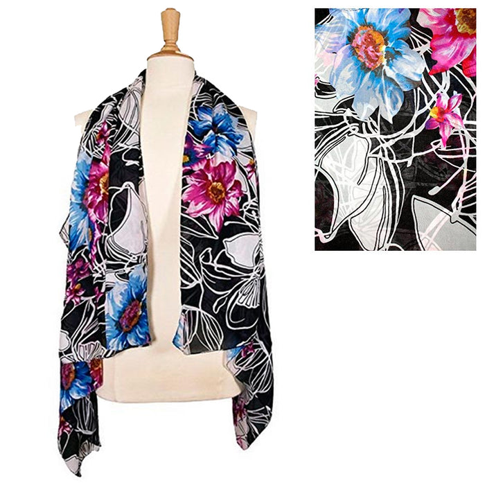 Womens Sleeveless Draped Open Front Cardigan Vest Loose Long Kimono Shawl Blouse