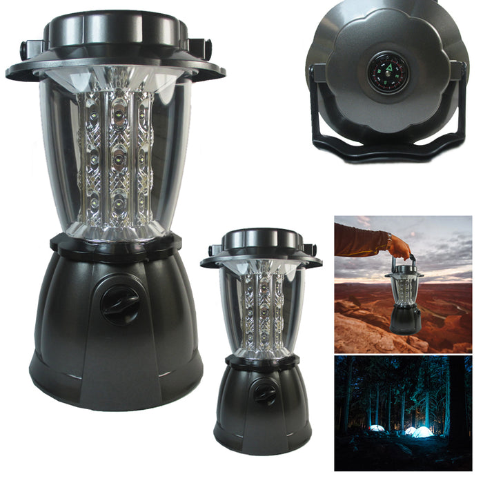 2 Pack Portable Outdoor 24 LED Camping Lantern Bright Tent Lamp Lamp Flashlight