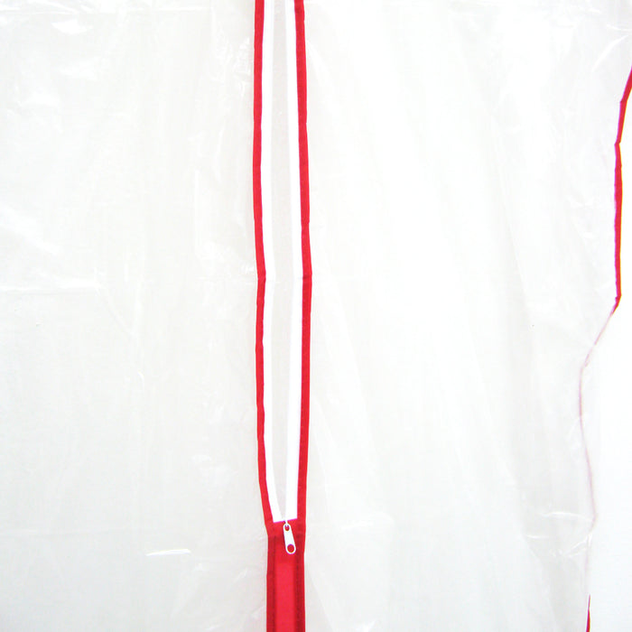 12X Clear Foldable 34" Garment Bag Suit Dress Jacket Cover Zipper Storage Travel