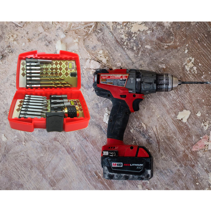20 Pc Quick Change Drill Driver Bit Set Quickchange Professional Bits Hex Tool !
