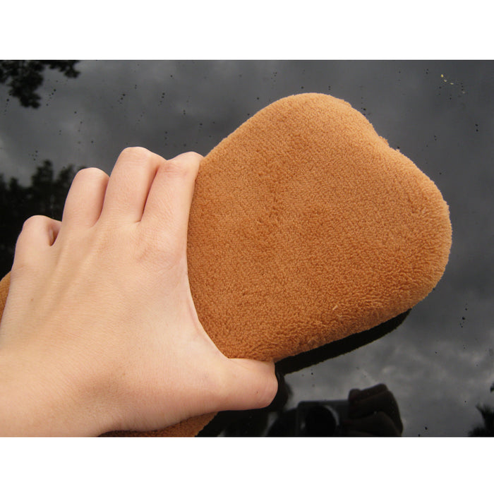 3X Car Waxing Foam Sponges Polish Microfiber Detailing Pads Applicators Cleaning
