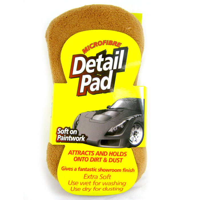 3X Car Waxing Foam Sponges Polish Microfiber Detailing Pads Applicators Cleaning