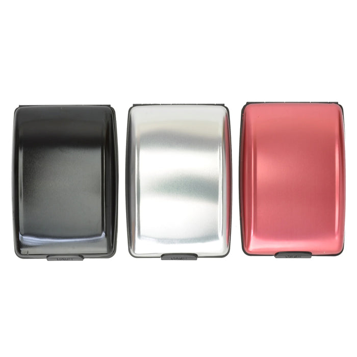 RFID Blocking Aluminum Credit Card Holder Safe Wallet Hard Case Anti Scan Theft