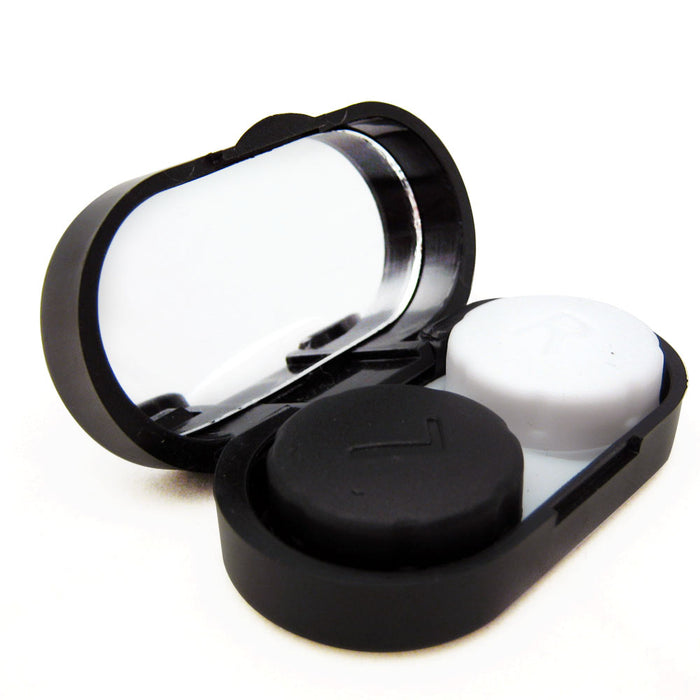 Contact Lenses Case Kit Cute Travel Eye Care Mini Set Mirror Traveling Holder !!