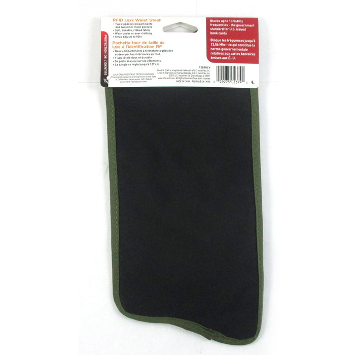 Lewis N Clark Fanny Pack RFID Waist Money Belt Travel Wallet Passport Holder
